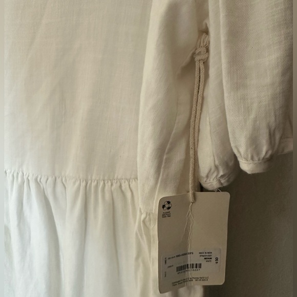 Ana Unique Cotton Tiered Short Sleeve Mini Dress - Picture 5 of 8